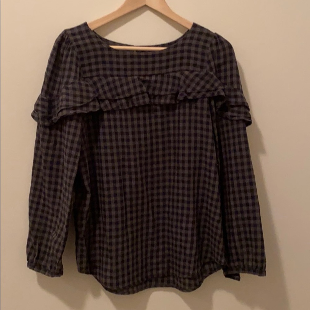 Gray blouse